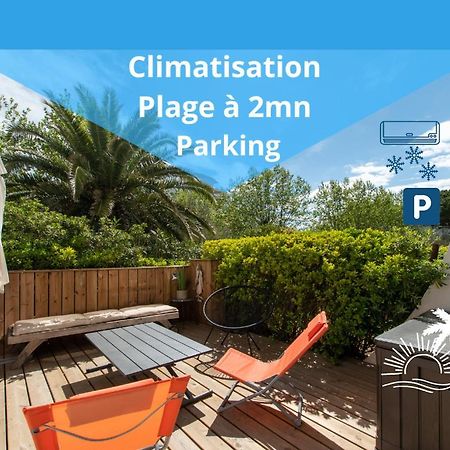 Le Murmure Du Palmier * Mer A 2 Min * Parking Prive * Terrasse La Grande Motte Luaran gambar
